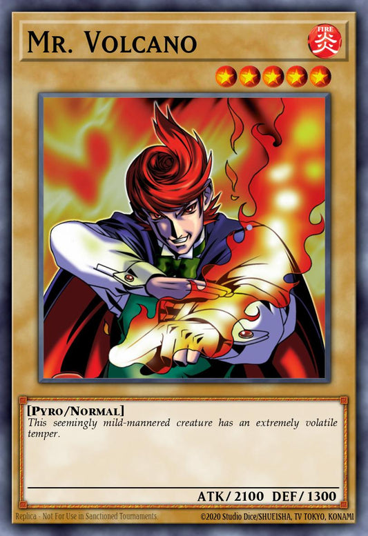 (EN044) YuGiOh TCG PSV: Pharaoh's Servant Single: Mr. Volcano (V.3 - Common)  Common