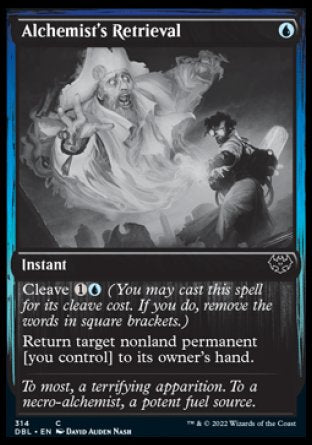 (314) Magic The Gathering Innistrad: Double Feature Single: Alchemist's Retrieval Holo Common