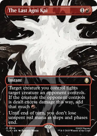 (314) Magic The Gathering Magic: The Gathering | Avatar: The Last Airbender: Extras Single: The Last Agni Kai Rare