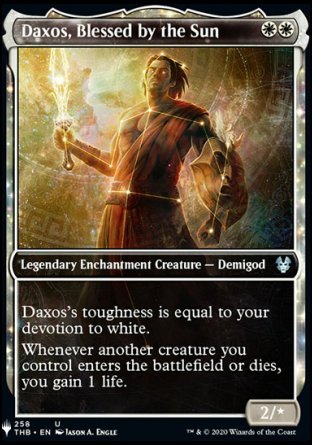 (258) Magic The Gathering The List Single: Daxos, Blessed by the Sun Uncommon
