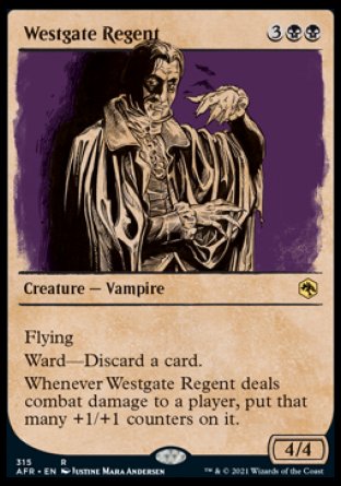 (315) Magic The Gathering Adventures in the Forgotten Realms: Extras Single: Westgate Regent Holo Rare