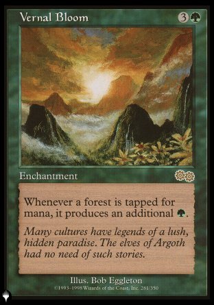 (281) Magic The Gathering The List Single: Vernal Bloom Rare