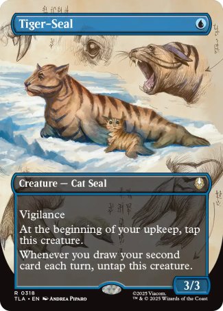 (318) Magic The Gathering Magic: The Gathering | Avatar: The Last Airbender: Extras Single: Tiger-Seal Rare