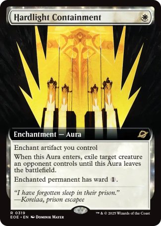 (319) Magic The Gathering Edge of Eternities: Extras Single: Hardlight Containment Holo Rare