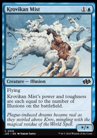 (319) Magic The Gathering Foundations Jumpstart Single: Krovikan Mist Common