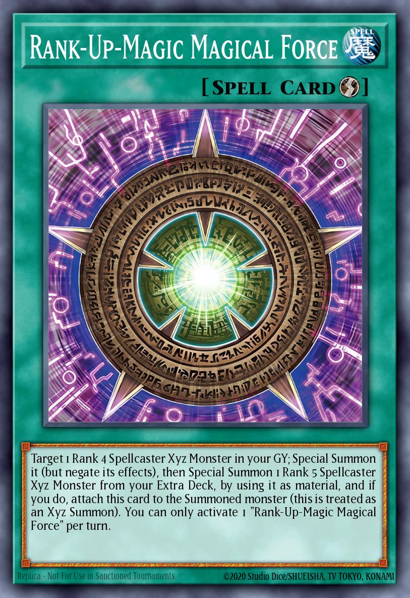 (056) YuGiOh TCG MZTM: Maze of the Master Single: Rank-Up-Magic Magical Force  Rare
