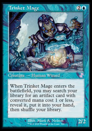 (320) Magic The Gathering Time Spiral Remastered: Extras Single: Trinket Mage Holo Time Shifted