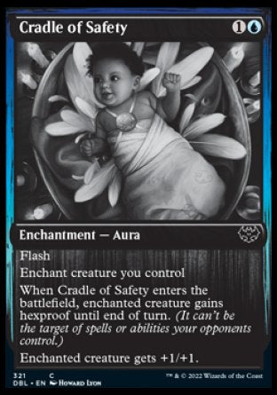 (321) Magic The Gathering Innistrad: Double Feature Single: Cradle of Safety Holo Common