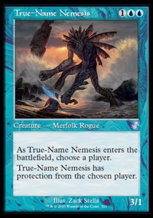 (321) Magic The Gathering Time Spiral Remastered: Extras Single: True-Name Nemesis Holo Time Shifted