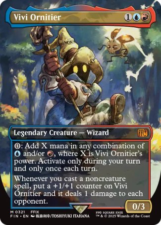 (321) Magic The Gathering Magic: The Gathering - FINAL FANTASY: Extras Single: Vivi Ornitier (V.1) Holo Mythic