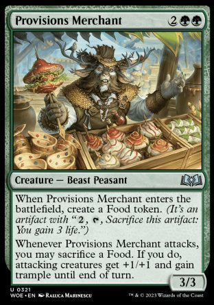 (321) Magic The Gathering Wilds of Eldraine: Extras Single: Provisions Merchant Uncommon