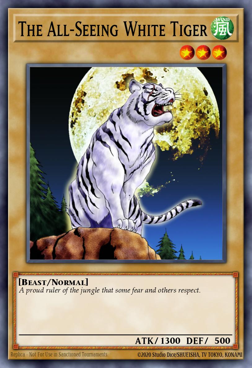 (093) YuGiOh TCG PSV: Pharaoh's Servant Single: The All-Seeing White Tiger (V.2 - Common)  Common