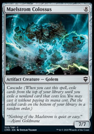 (322/361) Magic The Gathering Commander Legends Single: Maelstrom Colossus Holo Common