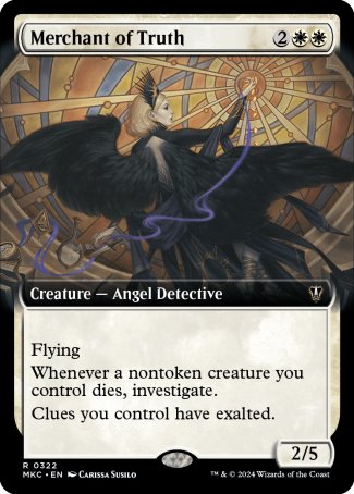 (322) Magic The Gathering Commander: Murders at Karlov Manor: Extras Single: Merchant of Truth Rare