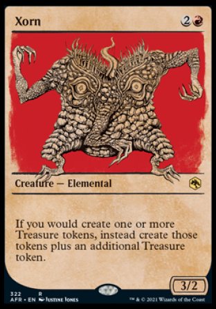 (322) Magic The Gathering Adventures in the Forgotten Realms: Extras Single: Xorn Rare