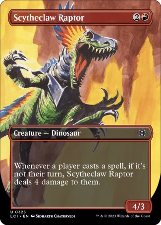 (323) Magic The Gathering The Lost Caverns of Ixalan: Extras Single: Scytheclaw Raptor Uncommon