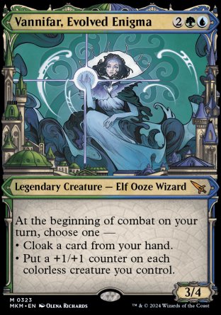 (323) Magic The Gathering Murders at Karlov Manor: Extras Single: Vannifar, Evolved Enigma (V.4) Mythic