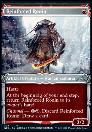 (323) Magic The Gathering Kamigawa: Neon Dynasty: Extras Single: Reinforced Ronin Holo Uncommon