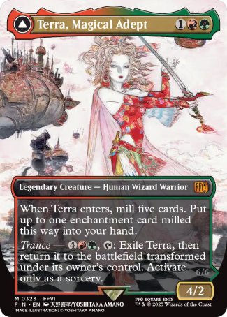 (323) Magic The Gathering Magic: The Gathering - FINAL FANTASY: Extras Single: Terra, Magical Adept // Esper Terra (V.1) Holo Mythic