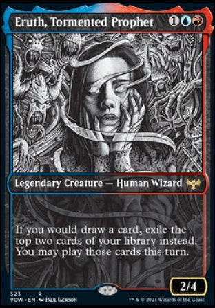 (323) Magic The Gathering Innistrad: Crimson Vow: Extras Single: Eruth, Tormented Prophet (V.1) Rare