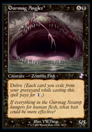 (324) Magic The Gathering Time Spiral Remastered: Extras Single: Gurmag Angler Time Shifted