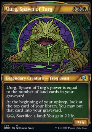 (324) Magic The Gathering Dominaria United: Extras Single: Uurg, Spawn of Turg (V.1) Uncommon