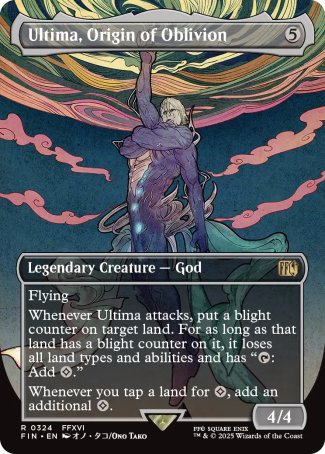 (324) Magic The Gathering Magic: The Gathering - FINAL FANTASY: Extras Single: Ultima, Origin of Oblivion (V.1) Rare