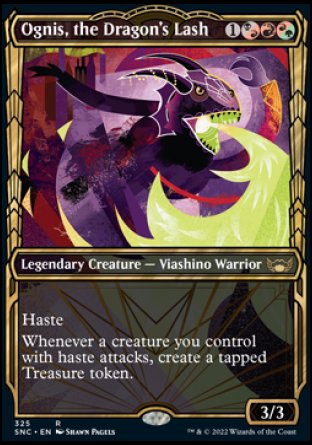 (325) Magic The Gathering Streets of New Capenna: Extras Single: Ognis, the Dragon's Lash (V.1) Rare