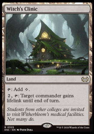 (325) Magic The Gathering Commander: Duskmourn: House of Horror Single: Witch's Clinic Rare