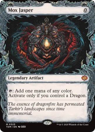 (325) Magic The Gathering Tarkir: Dragonstorm: Extras Single: Mox Jasper (V.1) Holo Mythic