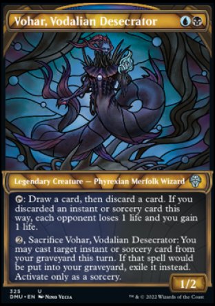 (325) Magic The Gathering Dominaria United: Extras Single: Vohar, Vodalian Desecrator (V.1) Holo Uncommon
