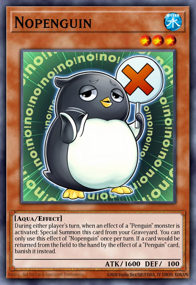 (037) YuGiOh TCG PRIO: Primal Origin Single: Nopenguin  Common