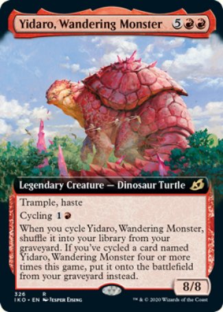 (326) Magic The Gathering Ikoria: Lair of Behemoths: Extras Single: Yidaro, Wandering Monster (V.1) Holo Rare
