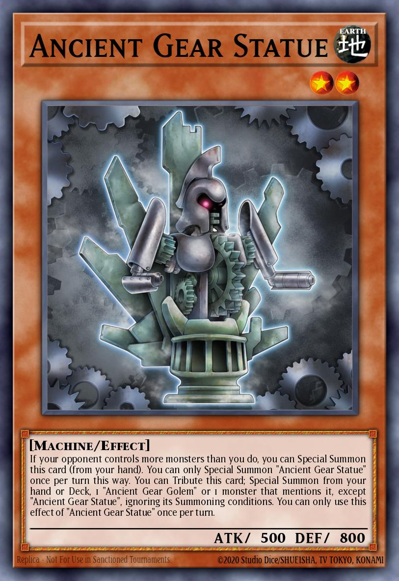 (045) YuGiOh TCG MZTM: Maze of the Master Single: Ancient Gear Statue  Ultra Rare