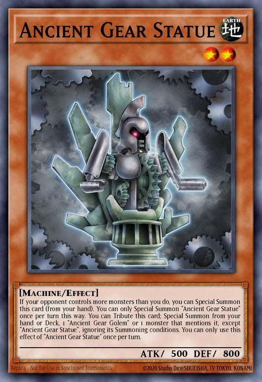(045) YuGiOh TCG MZTM: Maze of the Master Single: Ancient Gear Statue  Ultra Rare