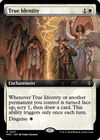(327) Magic The Gathering Commander: Murders at Karlov Manor: Extras Single: True Identity Rare