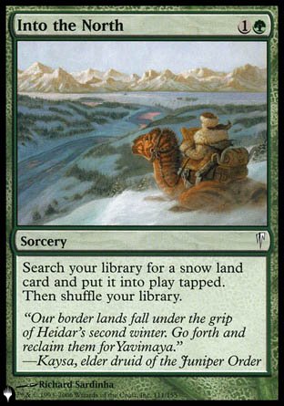 (111) Magic The Gathering The List Single: Into the North Common