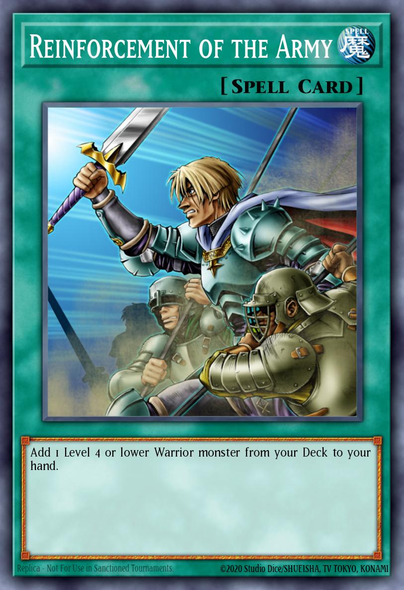 (147) YuGiOh TCG DB2: Dark Beginning 2 Single: Reinforcement of the Army Rare