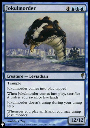 (037) Magic The Gathering The List Single: Jokulmorder Rare