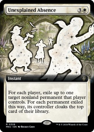 (328) Magic The Gathering Commander: Murders at Karlov Manor: Extras Single: Unexplained Absence Rare
