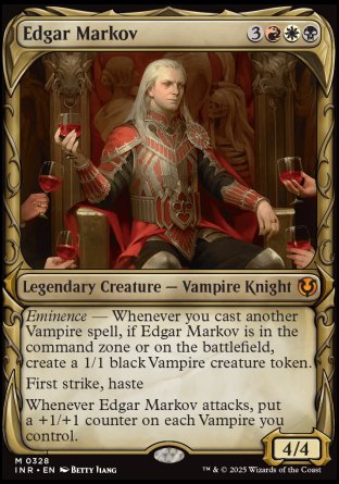 (328) Magic The Gathering Innistrad Remastered: Extras Single: Edgar Markov (V.1) Mythic