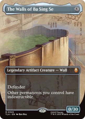 (329) Magic The Gathering Magic: The Gathering | Avatar: The Last Airbender: Extras Single: The Walls of Ba Sing Se Holo Mythic