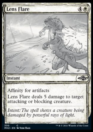 (330) Magic The Gathering Modern Horizons 2: Extras Single: Lens Flare Holo Common