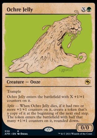 (330) Magic The Gathering Adventures in the Forgotten Realms: Extras Single: Ochre Jelly Holo Rare