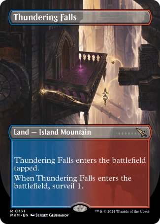 (331) Magic The Gathering Murders at Karlov Manor: Extras Single: Thundering Falls Rare