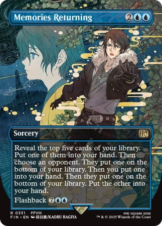 (331) Magic The Gathering Magic: The Gathering - FINAL FANTASY: Extras Single: Memories Returning Holo Rare