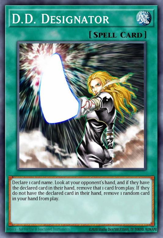 (020) YuGiOh TCG MP25: 2025 Mega-Pack Tin Single: D.D. Designator  Starlight Rare