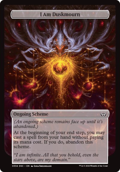 (334) Magic The Gathering Commander: Duskmourn: House of Horror Single: I Am Duskmourn Special
