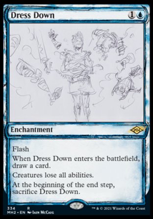 (334) Magic The Gathering Modern Horizons 2: Extras Single: Dress Down Holo Rare