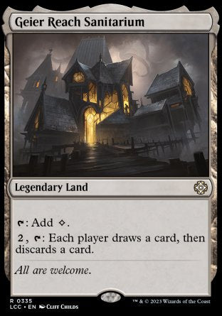 (335) Magic The Gathering Commander: The Lost Caverns of Ixalan Single: Geier Reach Sanitarium Rare